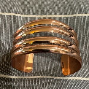 Vintagee Renoir copper cuff bracelet. EUC
